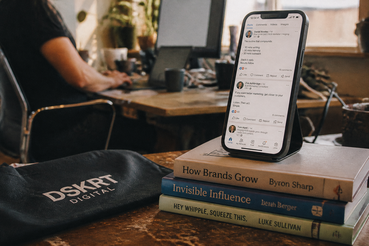LinkedIn organic for execs: the routine that compounds