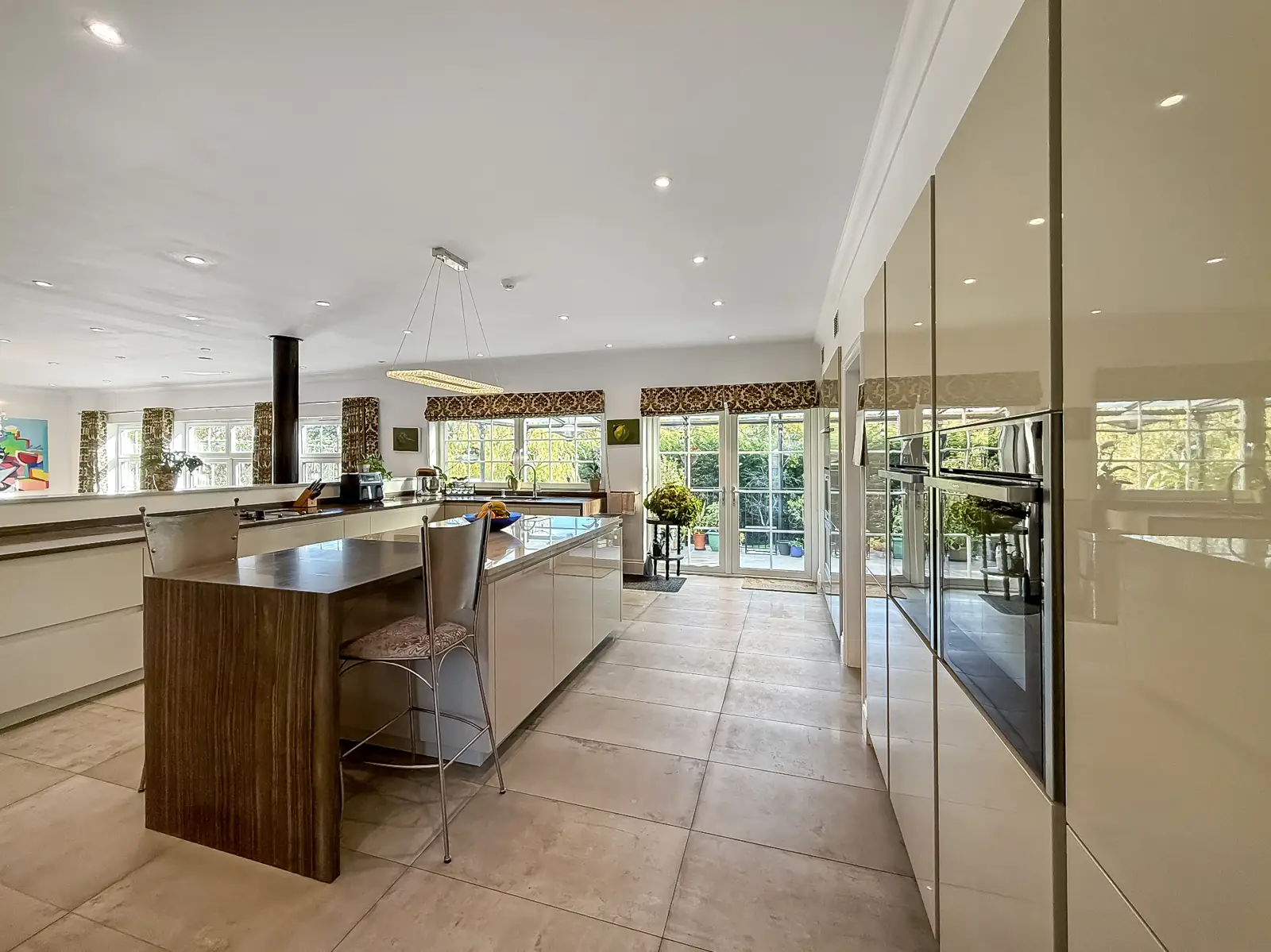 Bright modern kitchen interior